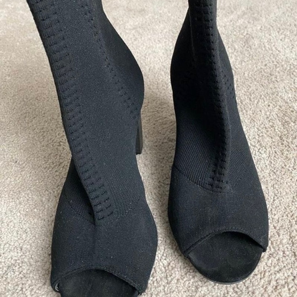 Mossimo Supply Co Open Toe Sock Heels